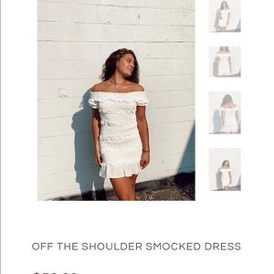 Medium white dress! Super cute and comfy.